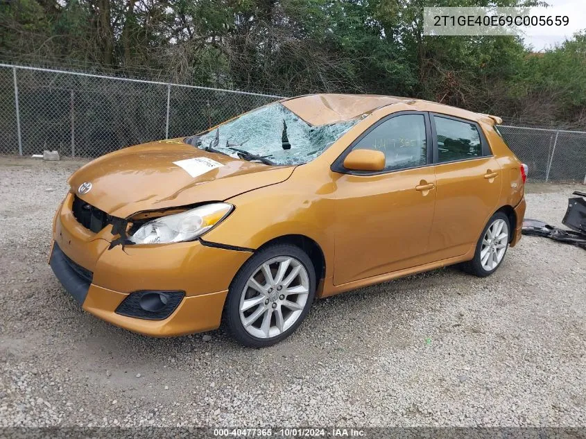 2009 Toyota Matrix Xrs VIN: 2T1GE40E69C005659 Lot: 40477365