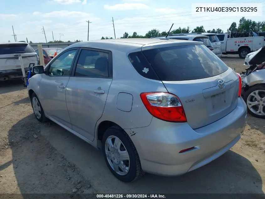 2T1KU40E39C153295 2009 Toyota Matrix