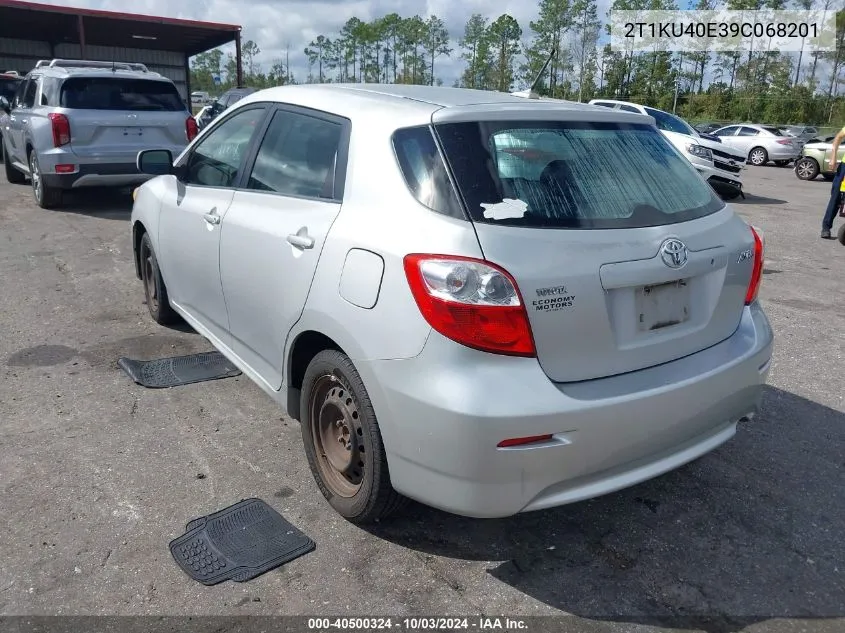 2009 Toyota Matrix VIN: 2T1KU40E39C068201 Lot: 40500324