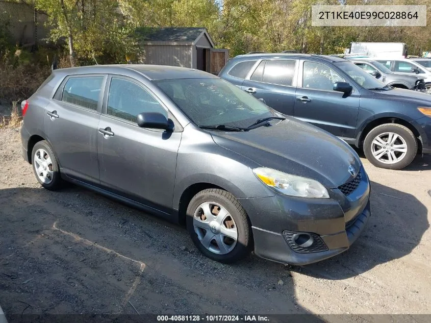 2009 Toyota Matrix S VIN: 2T1KE40E99C028864 Lot: 40581128