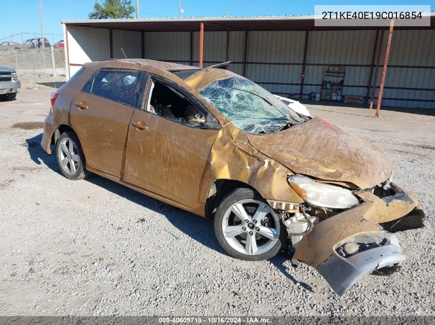 2009 Toyota Matrix S VIN: 2T1KE40E19C016854 Lot: 40609718