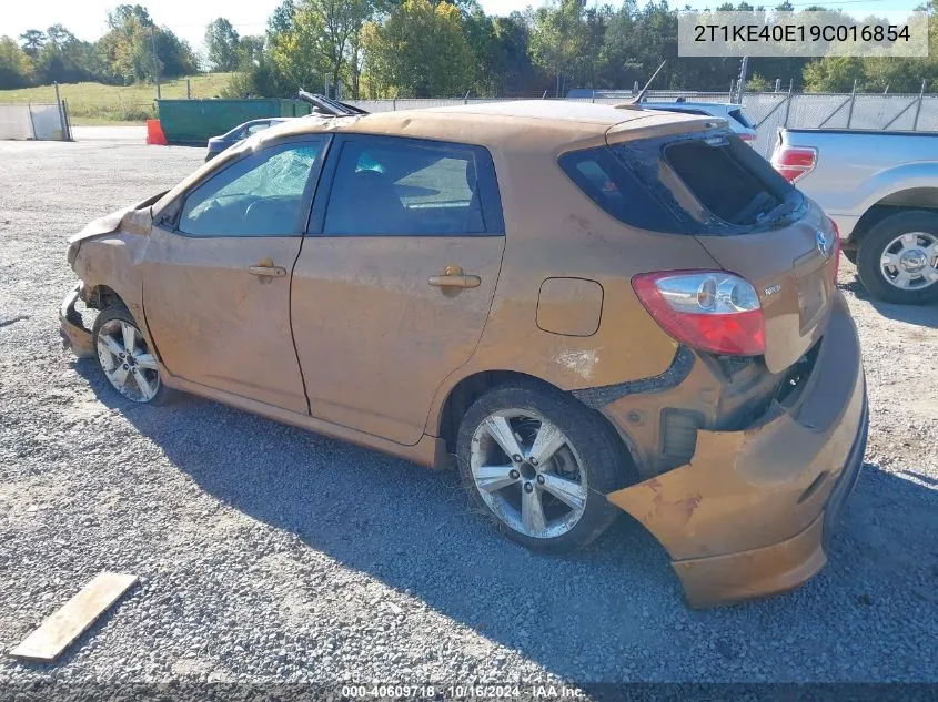 2009 Toyota Matrix S VIN: 2T1KE40E19C016854 Lot: 40609718