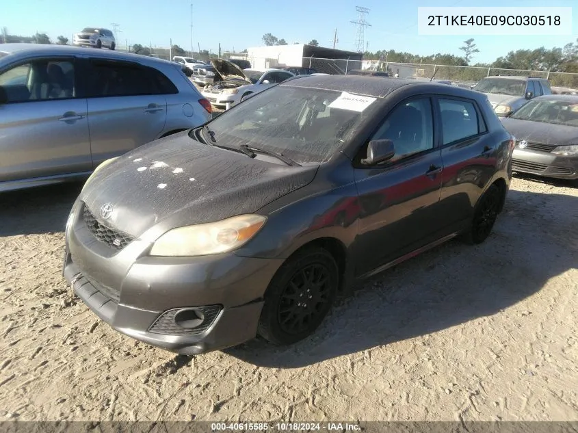 2009 Toyota Matrix S VIN: 2T1KE40E09C030518 Lot: 40615585