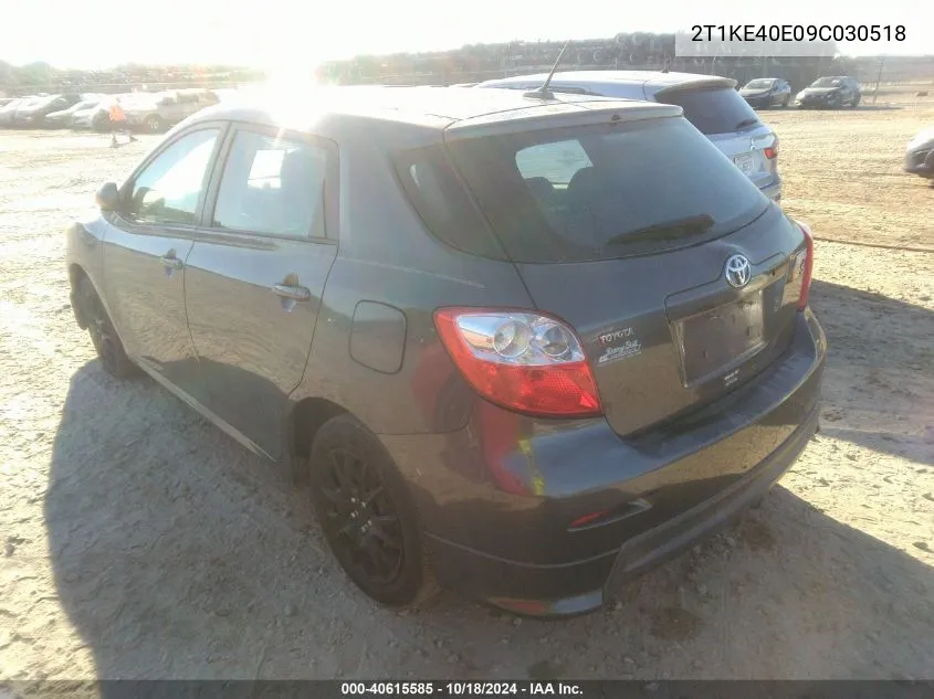 2009 Toyota Matrix S VIN: 2T1KE40E09C030518 Lot: 40615585