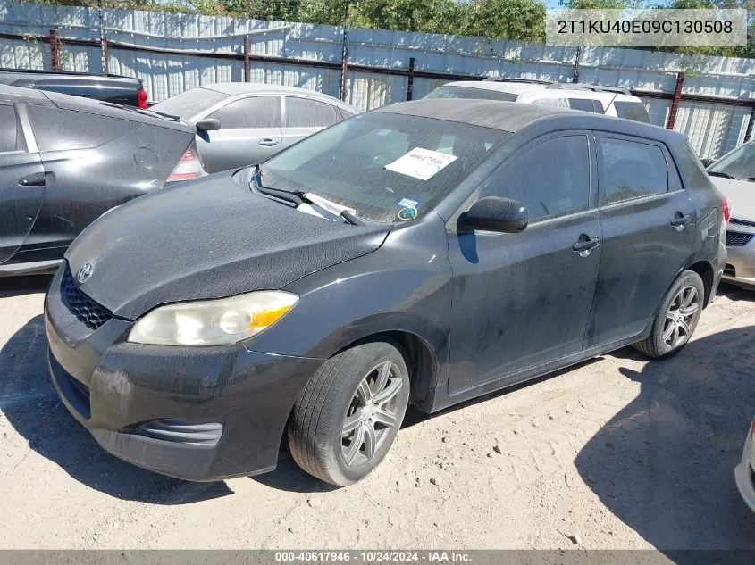 2009 Toyota Matrix VIN: 2T1KU40E09C130508 Lot: 40617946