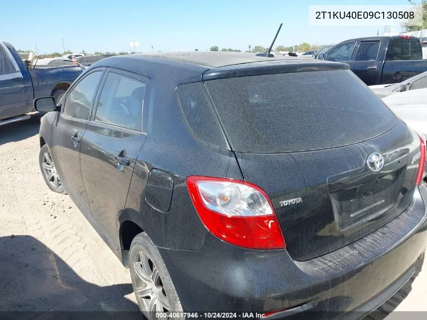 2009 Toyota Matrix VIN: 2T1KU40E09C130508 Lot: 40617946