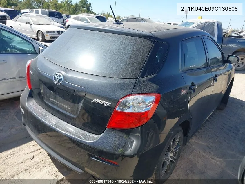 2009 Toyota Matrix VIN: 2T1KU40E09C130508 Lot: 40617946