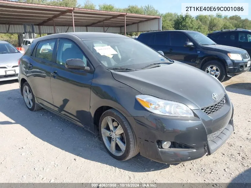 2009 Toyota Matrix S VIN: 2T1KE40E69C001086 Lot: 40631958