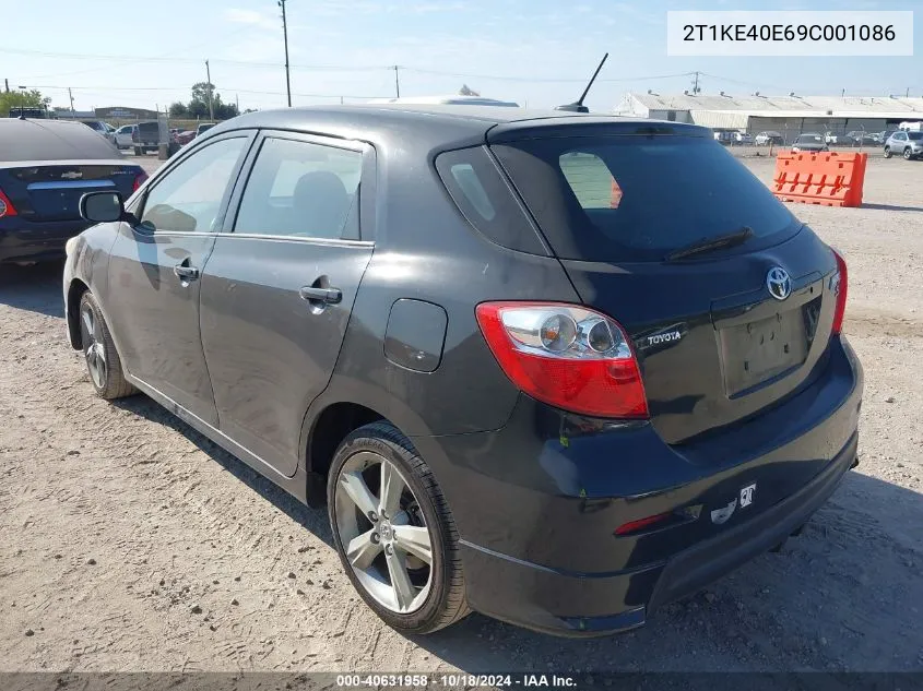 2009 Toyota Matrix S VIN: 2T1KE40E69C001086 Lot: 40631958