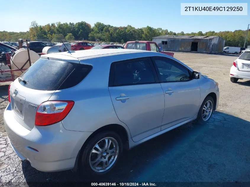 2T1KU40E49C129250 2009 Toyota Matrix