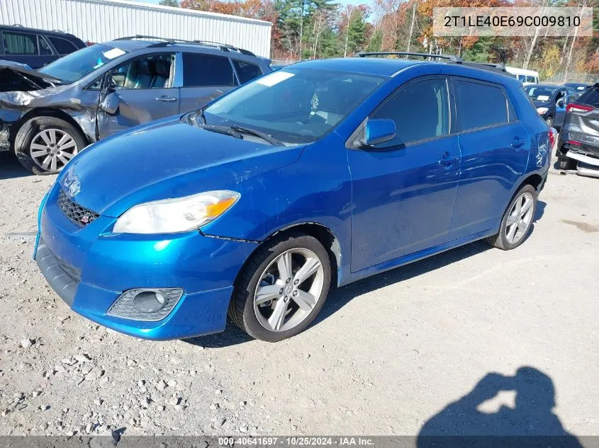 2009 Toyota Matrix S VIN: 2T1LE40E69C009810 Lot: 40641697