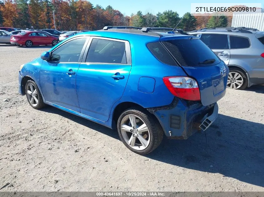 2009 Toyota Matrix S VIN: 2T1LE40E69C009810 Lot: 40641697