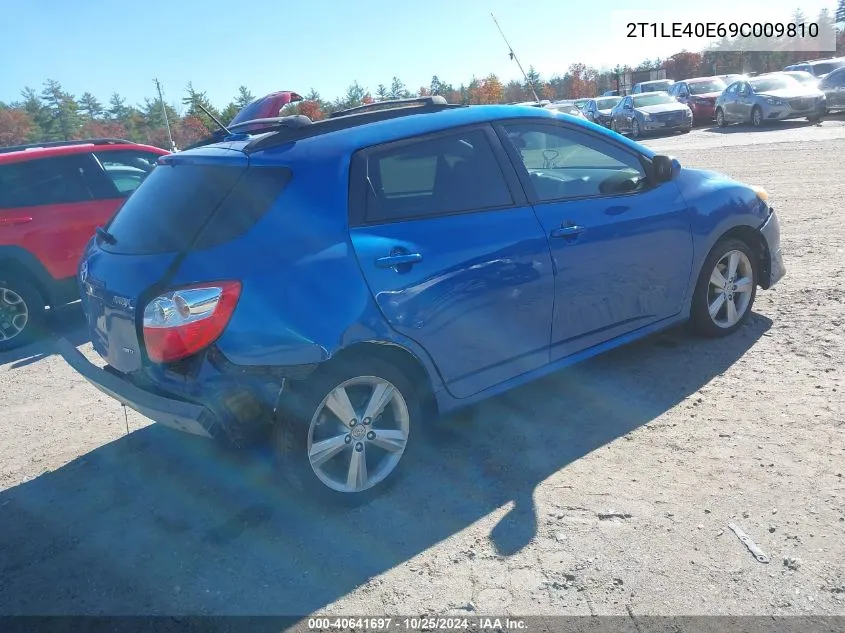 2009 Toyota Matrix S VIN: 2T1LE40E69C009810 Lot: 40641697