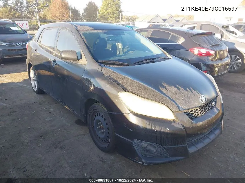 2009 Toyota Matrix S VIN: 2T1KE40E79C016597 Lot: 40651687