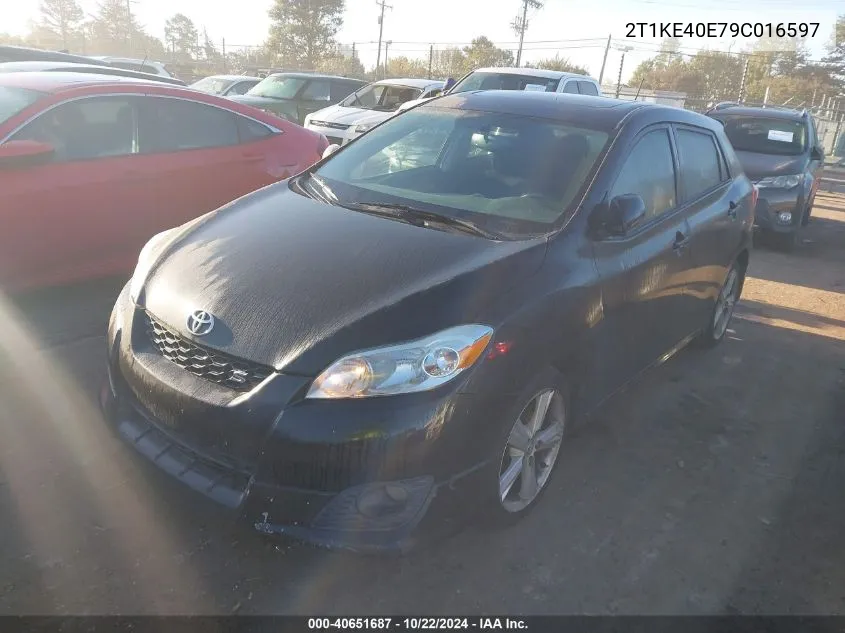 2009 Toyota Matrix S VIN: 2T1KE40E79C016597 Lot: 40651687