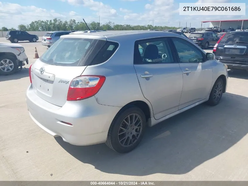 2009 Toyota Matrix VIN: 2T1KU40E79C061686 Lot: 40664044