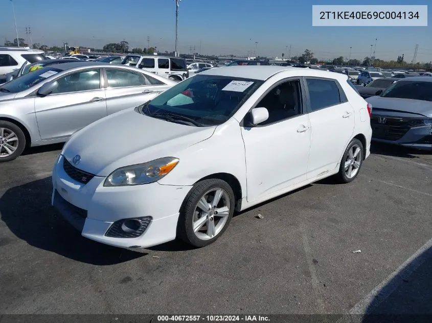 2009 Toyota Matrix S VIN: 2T1KE40E69C004134 Lot: 40672557