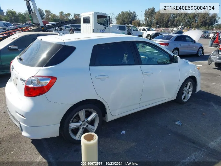 2009 Toyota Matrix S VIN: 2T1KE40E69C004134 Lot: 40672557