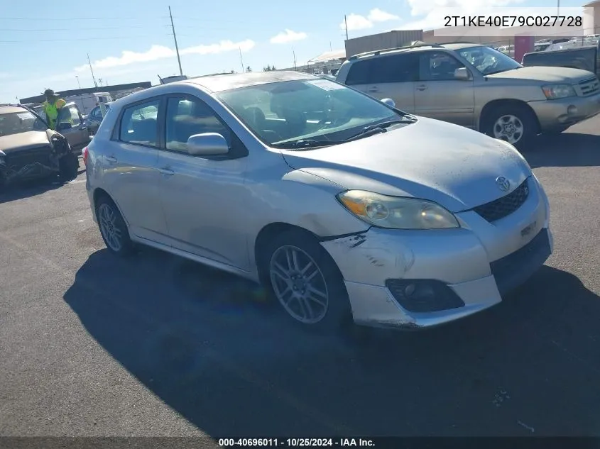 2T1KE40E79C027728 2009 Toyota Matrix S