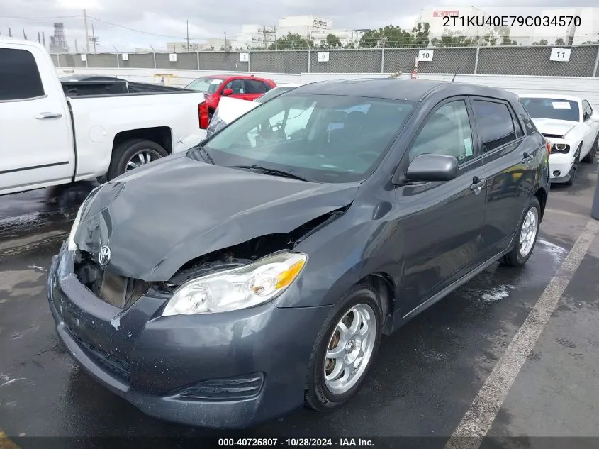 2009 Toyota Matrix VIN: 2T1KU40E79C034570 Lot: 40725807