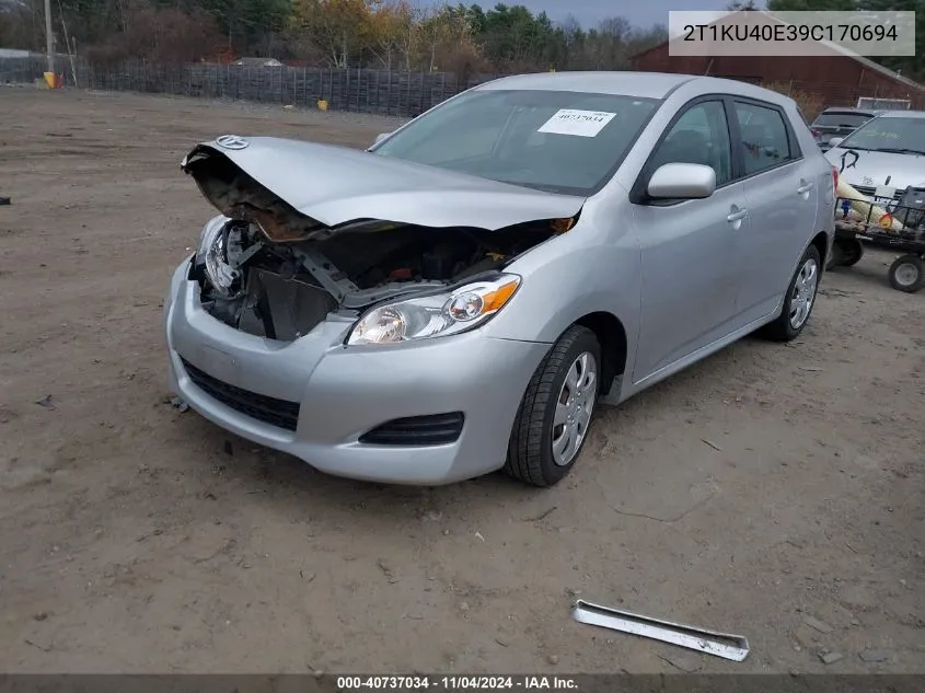 2T1KU40E39C170694 2009 Toyota Matrix