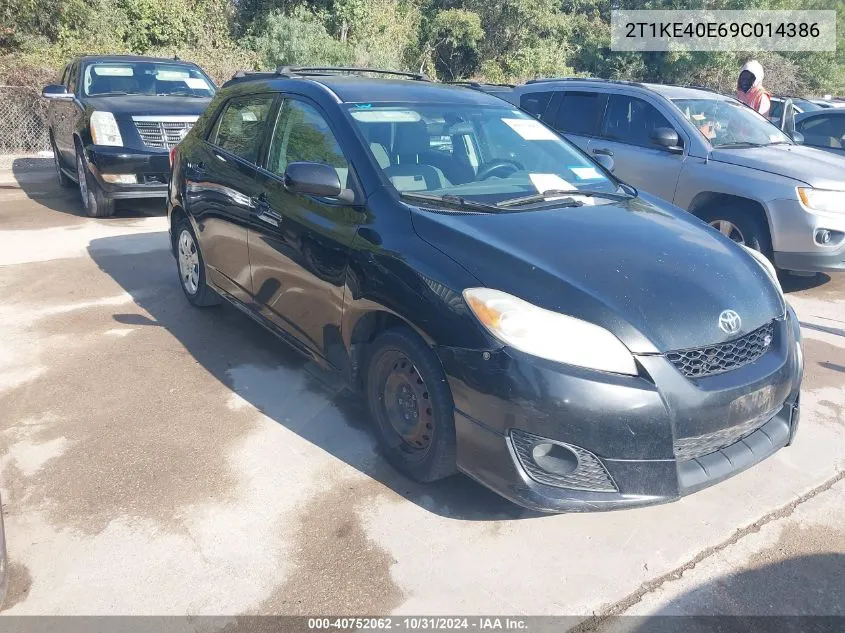 2009 Toyota Matrix S VIN: 2T1KE40E69C014386 Lot: 40752062