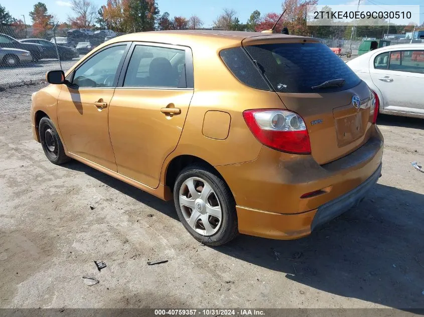 2009 Toyota Matrix S VIN: 2T1KE40E69C030510 Lot: 40759357