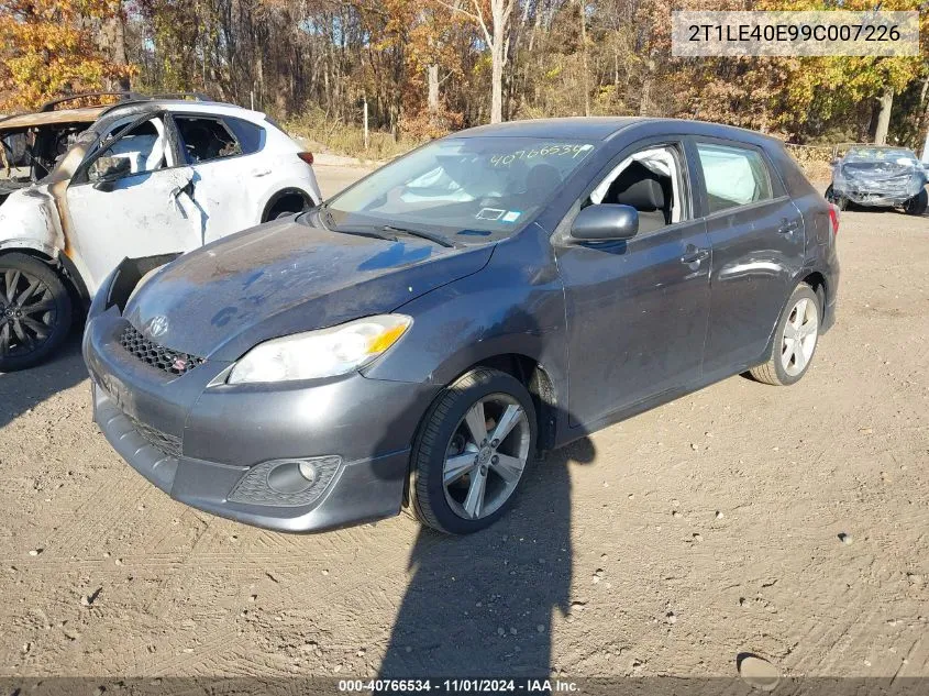 2T1LE40E99C007226 2009 Toyota Matrix S