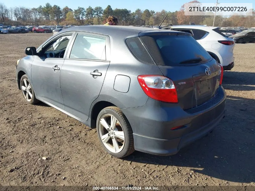 2T1LE40E99C007226 2009 Toyota Matrix S