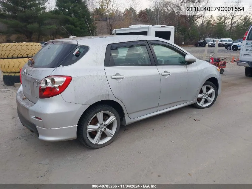 2T1LE40E79C001554 2009 Toyota Matrix S