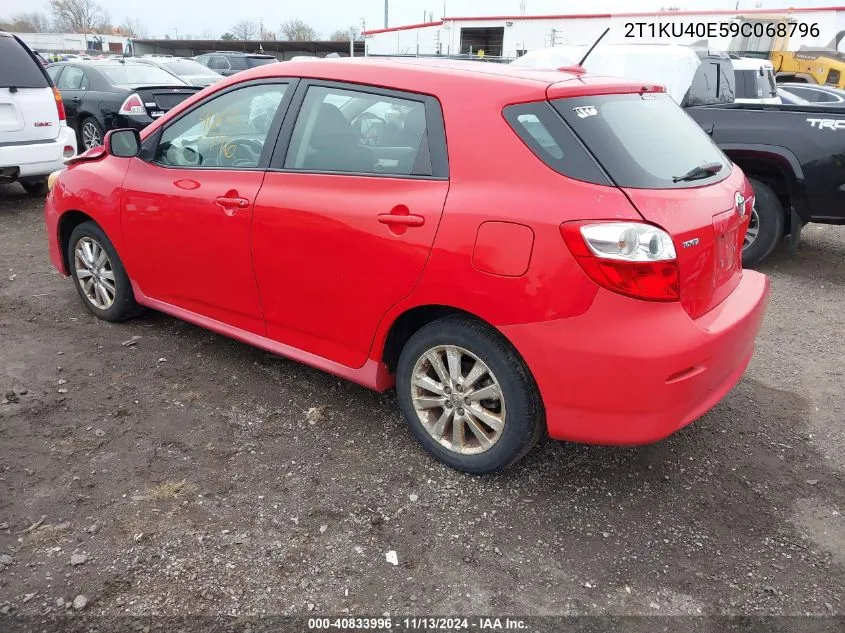 2009 Toyota Matrix VIN: 2T1KU40E59C068796 Lot: 40833996