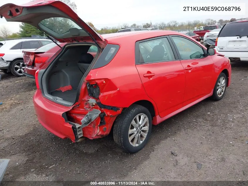 2009 Toyota Matrix VIN: 2T1KU40E59C068796 Lot: 40833996