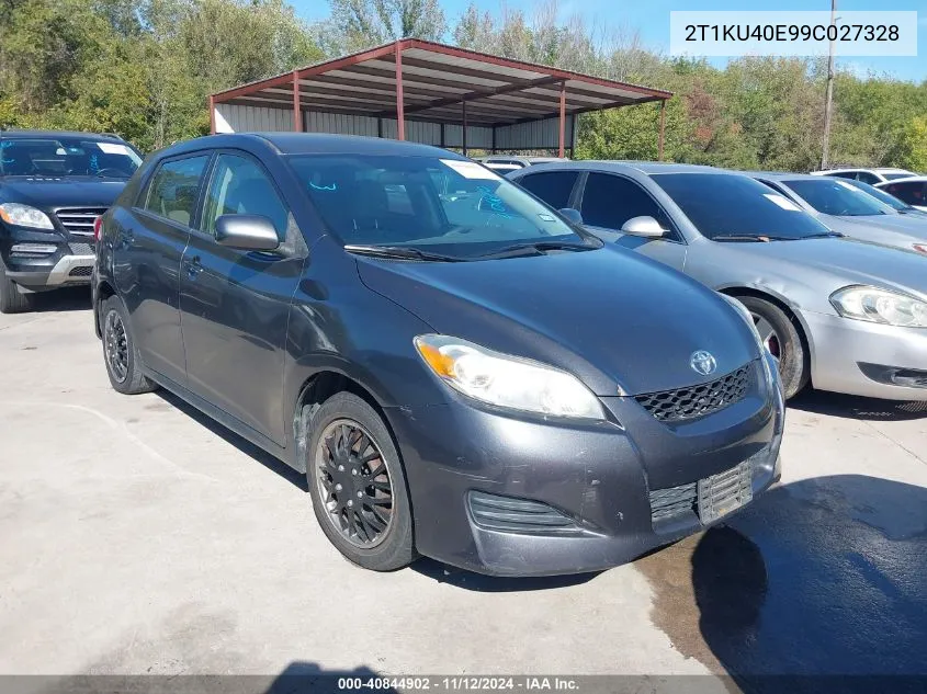 2009 Toyota Matrix VIN: 2T1KU40E99C027328 Lot: 40844902