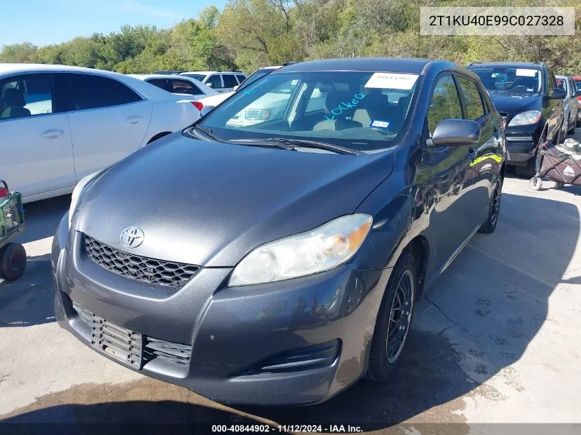 2009 Toyota Matrix VIN: 2T1KU40E99C027328 Lot: 40844902