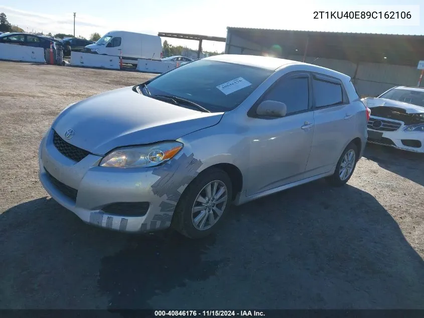 2009 Toyota Matrix VIN: 2T1KU40E89C162106 Lot: 40846176