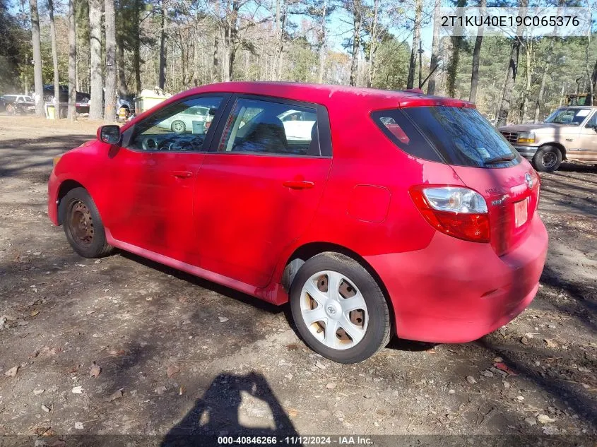 2T1KU40E19C065376 2009 Toyota Matrix