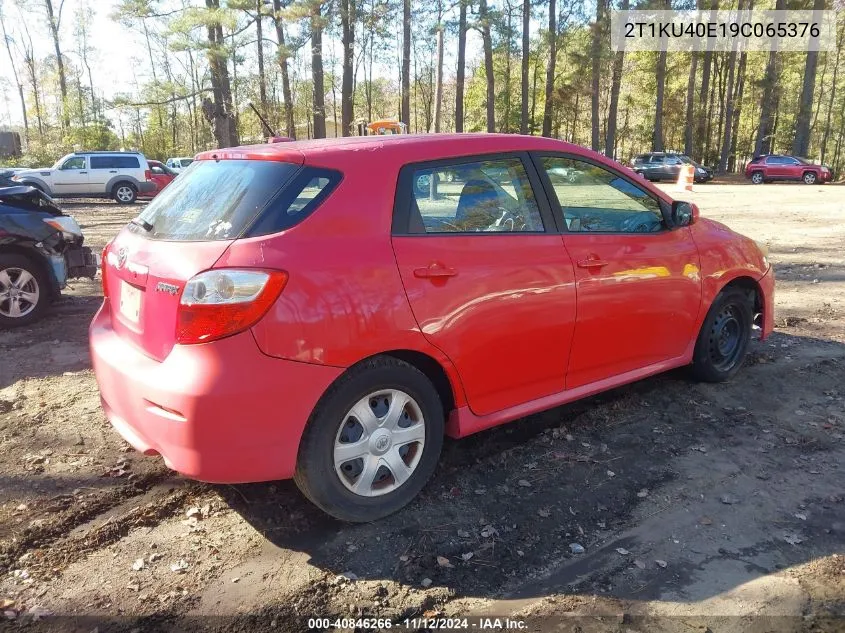 2T1KU40E19C065376 2009 Toyota Matrix