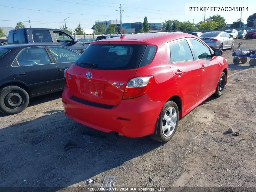 2010 Toyota Matrix VIN: 2T1KE4EE7AC045014 Lot: 12050396