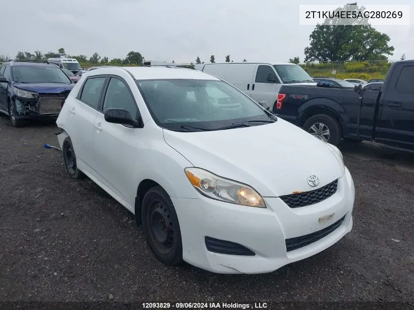 2010 Toyota Matrix Wagon VIN: 2T1KU4EE5AC280269 Lot: 12093829