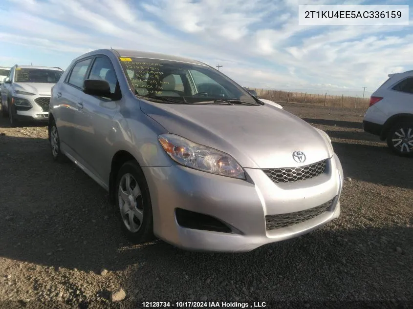 2010 Toyota Matrix Wagon VIN: 2T1KU4EE5AC336159 Lot: 12128734