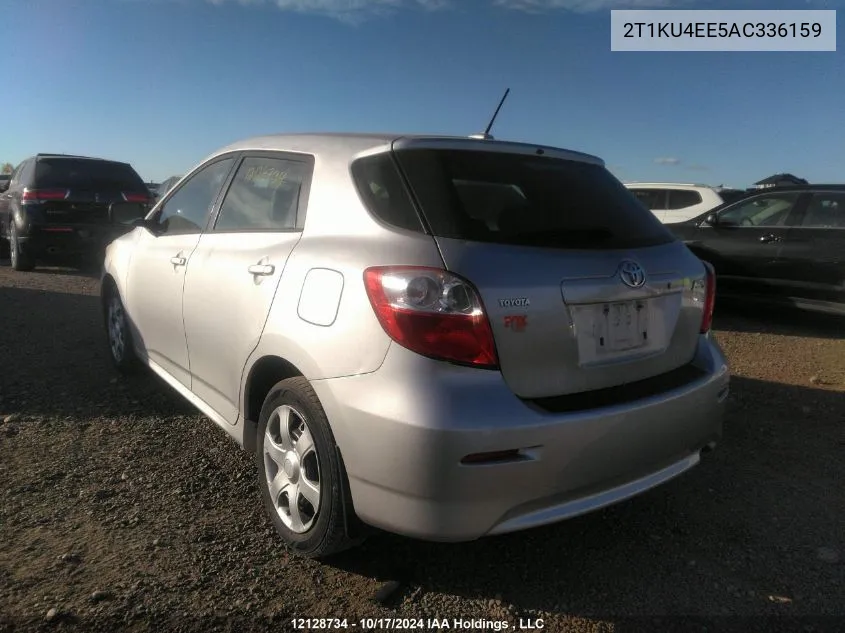 2010 Toyota Matrix Wagon VIN: 2T1KU4EE5AC336159 Lot: 12128734