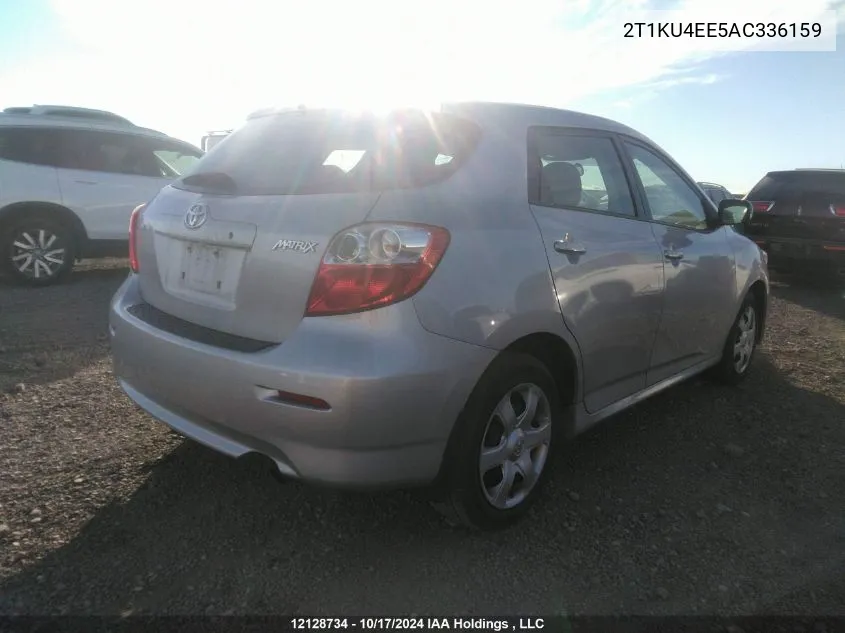 2010 Toyota Matrix Wagon VIN: 2T1KU4EE5AC336159 Lot: 12128734