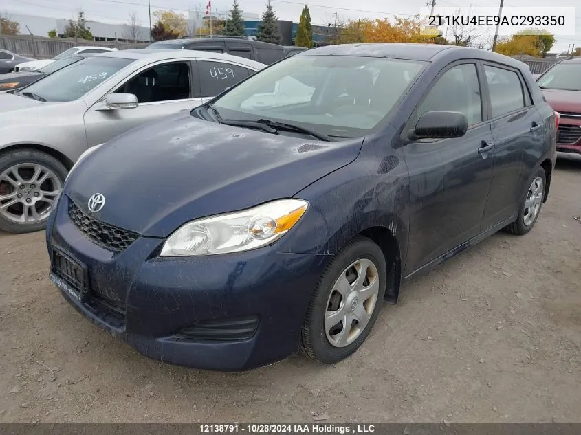 2010 Toyota Matrix VIN: 2T1KU4EE9AC293350 Lot: 12138791