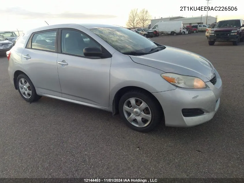 2010 Toyota Matrix VIN: 2T1KU4EE9AC226506 Lot: 12144403