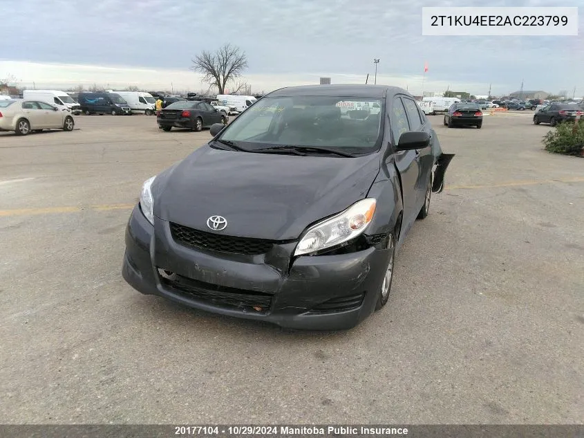 2010 Toyota Matrix VIN: 2T1KU4EE2AC223799 Lot: 20177104