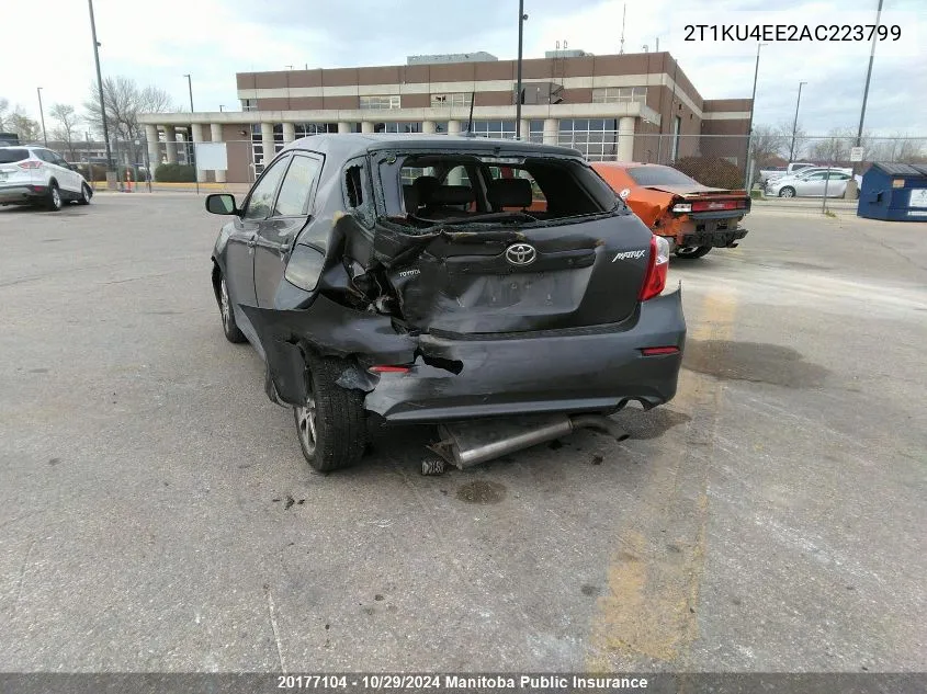 2010 Toyota Matrix VIN: 2T1KU4EE2AC223799 Lot: 20177104