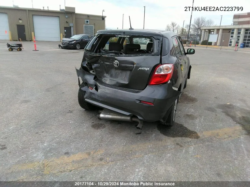 2010 Toyota Matrix VIN: 2T1KU4EE2AC223799 Lot: 20177104