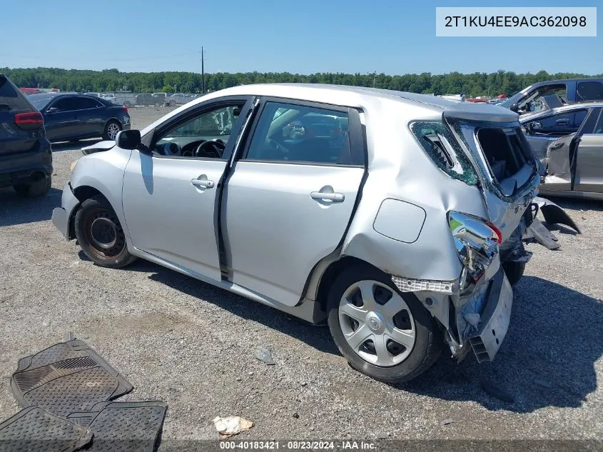 2T1KU4EE9AC362098 2010 Toyota Matrix