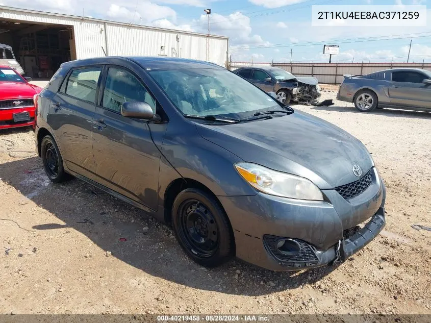 2010 Toyota Matrix VIN: 2T1KU4EE8AC371259 Lot: 40219458