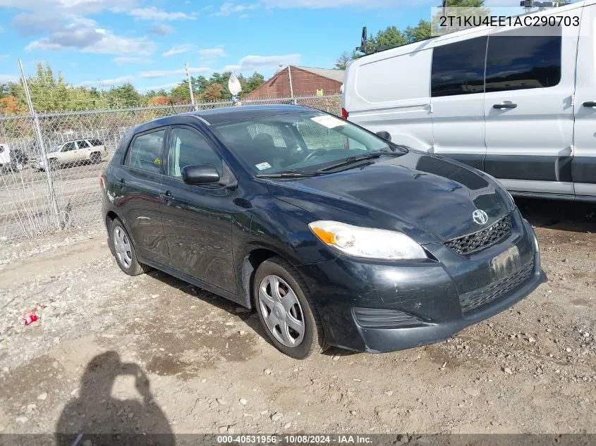 2010 Toyota Matrix VIN: 2T1KU4EE1AC290703 Lot: 40531956